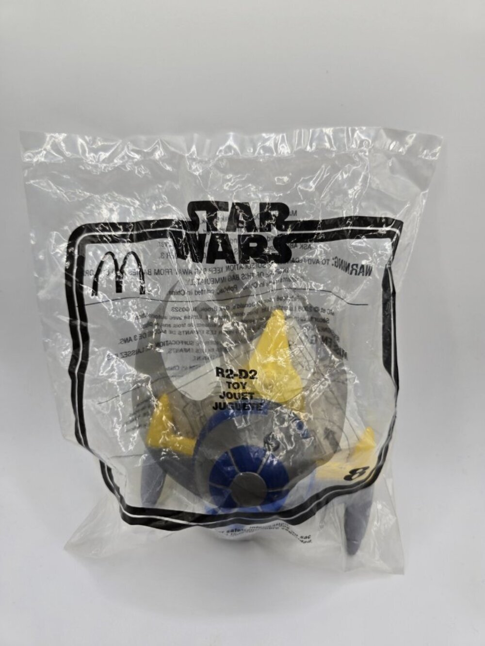 2008 McDonald’s Star Wars The Clone Wars R2-D2 Kids Meal Toy New